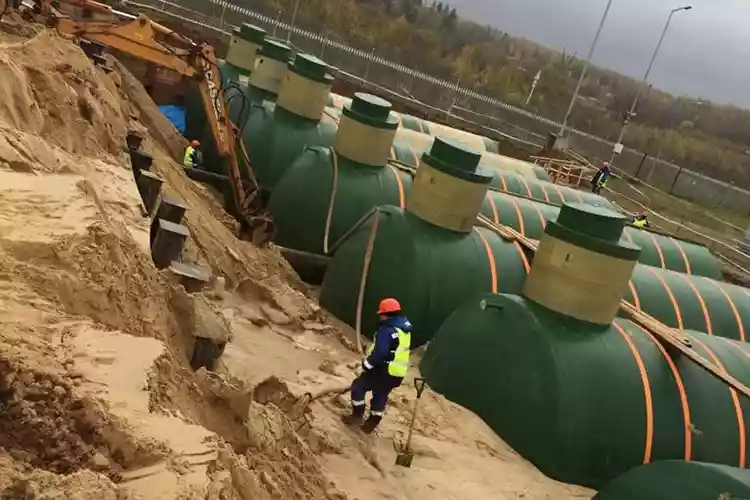 Установка накопительной емкости